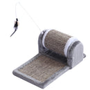 Tiragraffi per Gatto in Sisal Grigio 45x25x16 cm 