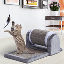 Tiragraffi per Gatto in Sisal Grigio 45x25x16 cm 