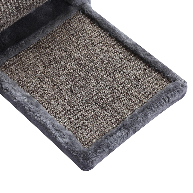 Tiragraffi per Gatto in Sisal Grigio 45x25x16 cm 