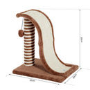 Tiragraffi per Gatti Parco Giochi in Sisal Caffè Chiaro 35x30x39 cm 