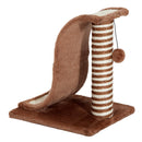 Tiragraffi per Gatti Parco Giochi in Sisal Caffè Chiaro 35x30x39 cm 