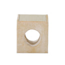 Cuccia Tiragraffi per Gatti Giocattolo con 3 Buchi e Pallina in Peluche e Sisal 36x35x43 cm 