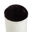 Palo Colonna Tiragraffi per Gatti in Legno e Sisal naturale Marrone crema 50x50x72 cm 