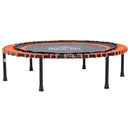 Trampolino Elastico Fitness per Interno e Esterno Nero e Arancione Ø101.6x25 cm 