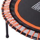 Trampolino Elastico Fitness per Interno e Esterno Nero e Arancione Ø101.6x25 cm 