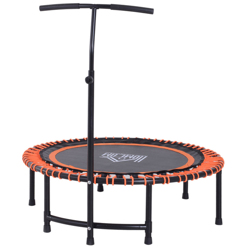 Trampolino Elastico Fitness con Manubrio Nero e Arancione Ø114.3 cm 