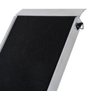 Rampa Antiscivolo per Animali Domestici in Alluminio 122x38x5 cm 