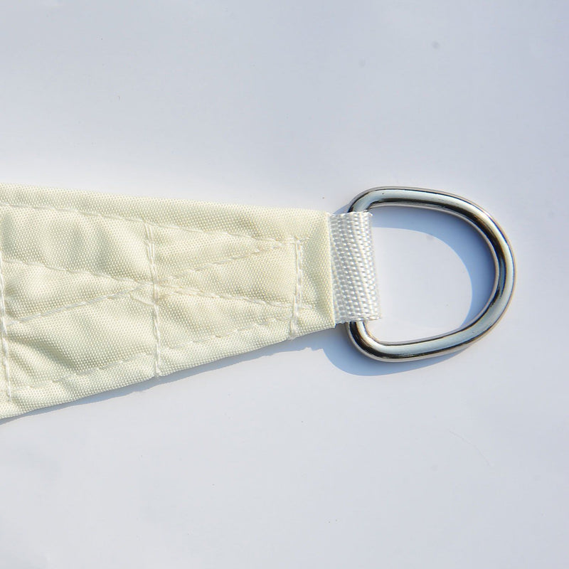 Tenda Vela da Giardino Triangolare 6x6x6m Crema 