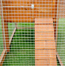 Pollaio con Nidificazione e Area di Corsa in Legno 168x110.5x101.5 cm 