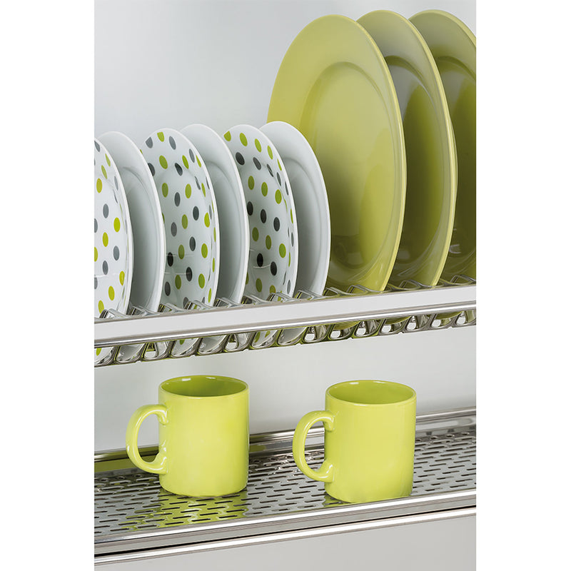 Scolapiatti Colapiatti per Mobile Cucina 50 cm in Acciaio Inox con Raccogligoccia Emuca