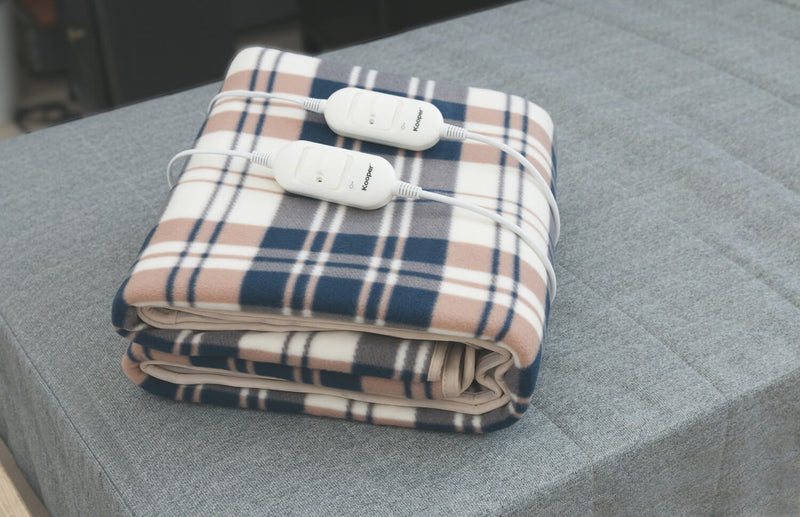 Coperta Termica Elettrica Matrimoniale in Pile 120W Kooper Pisolona