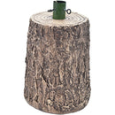 Base Supporto per Albero di Natale a Tronco 33x23x50 cm Universale in Resina      