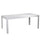 Tavolo Allungabile da Giardino 180/240x100xh75 cm in Alluminio Cleveland Bianco