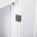 Mobiletto da Bagno con Anta e Cassetti Bianco 56x30x83 cm 