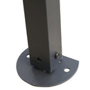 Pergola da Giardino 300x250x200-250A cm in Acciaio con Copertura in Tessuto Beige