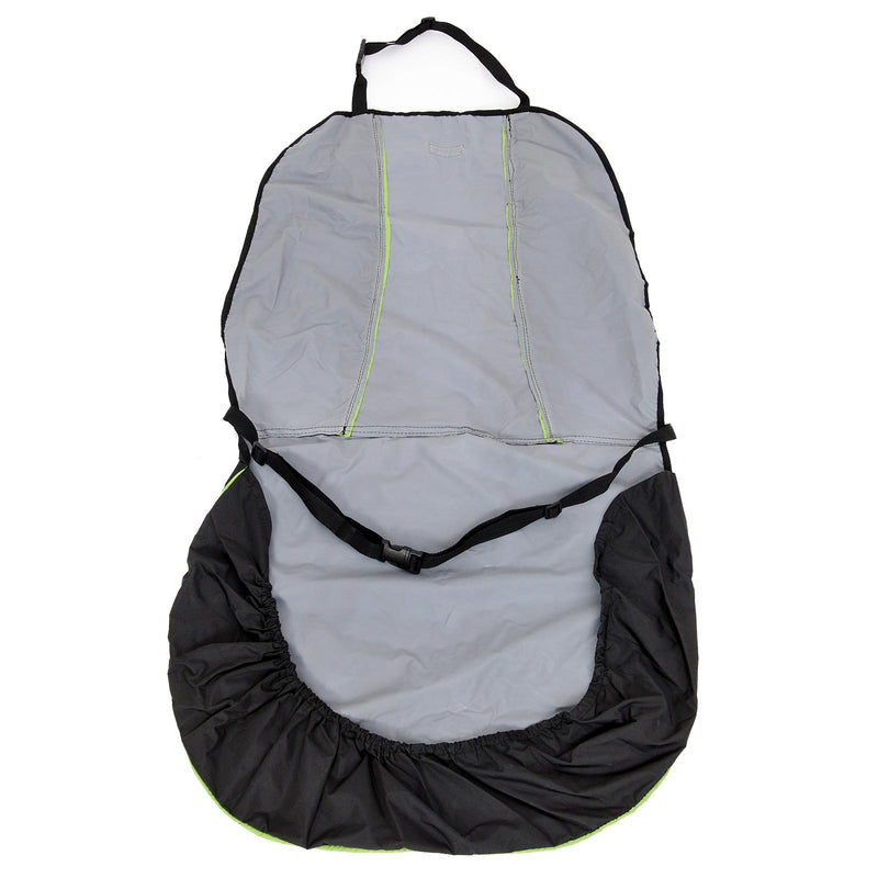 Telo Coprisedile Anteriore per Auto per Animali Domestici Nero 106x52 cm 