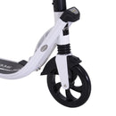 Monopattino per Ragazzi Pieghevole Regolabile 95-105 cm Bianco e Nero 