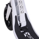 Monopattino per Ragazzi Pieghevole Regolabile 95-105 cm Bianco e Nero 