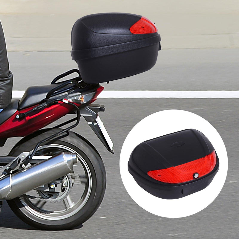 Bauletto Universale per Scooter e Moto Nero 52L 59.5x43.5x31 cm 