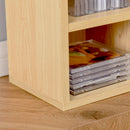 Set 2 Librerie Mobiletti 6 Ripiani in Legno MDF 21x19.2x88.3 cm 