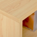 Set 2 Librerie Mobiletti 6 Ripiani in Legno MDF 21x19.2x88.3 cm 