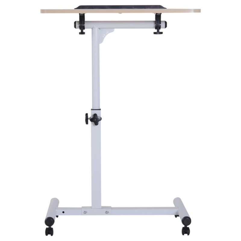 Tavolino da Lavoro Inclinabile in Legno e Metallo 60x40x64-90 cm 