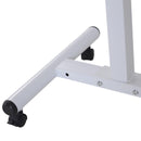 Tavolino da Lavoro Inclinabile in Legno e Metallo 60x40x64-90 cm 