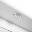 Specchiera da Bagno 2 Ante in MDF Bianco 56x13x58 cm 