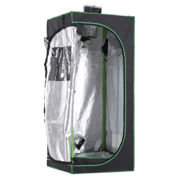 Tenda Coltivazione Idroponica Grow Box 60x60x140 cm con Cerniere Luci Illuminazione Mylar sconto