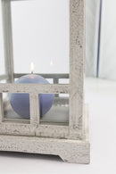 Set 2 Lanterne Alte da Giardino in Metallo Soriani