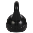 Kettlebell Fitness 6 Kg in PVC con Sabbia e Maniglia Nero
