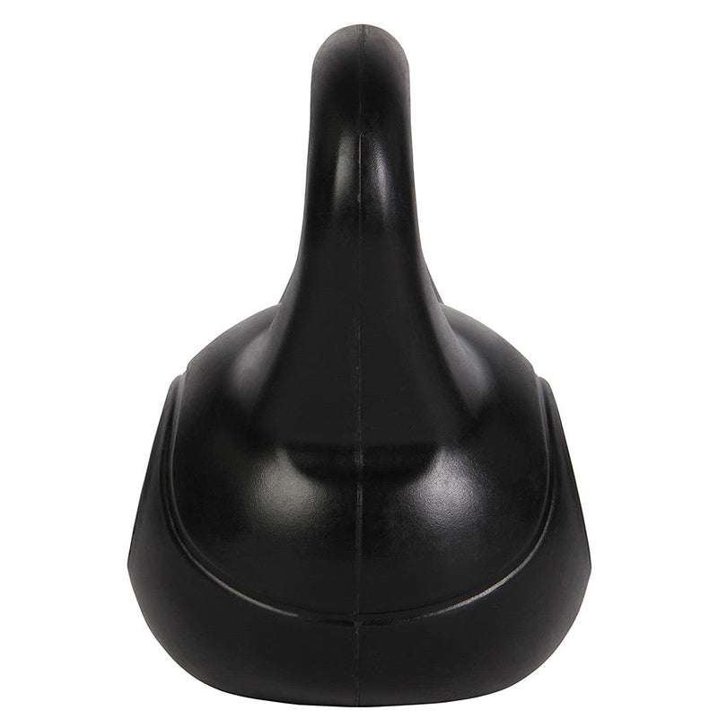 Kettlebell Fitness 6 Kg in PVC con Sabbia e Maniglia Nero