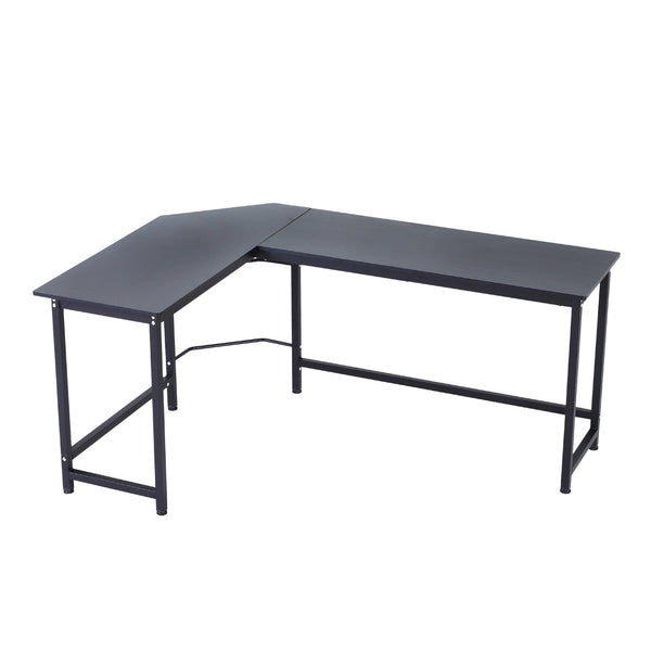 Scrivania da Ufficio ad Angolo 168x120x75 cm in Legno e Metallo  Nero prezzo