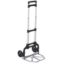 Carrello Portapacchi Pieghevole Max 70kg in Alluminio 