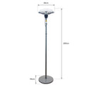 Stufa da Esterno Fungo Riscaldante Elettrico 1500W Impermeabile in Alluminio 200 cm 