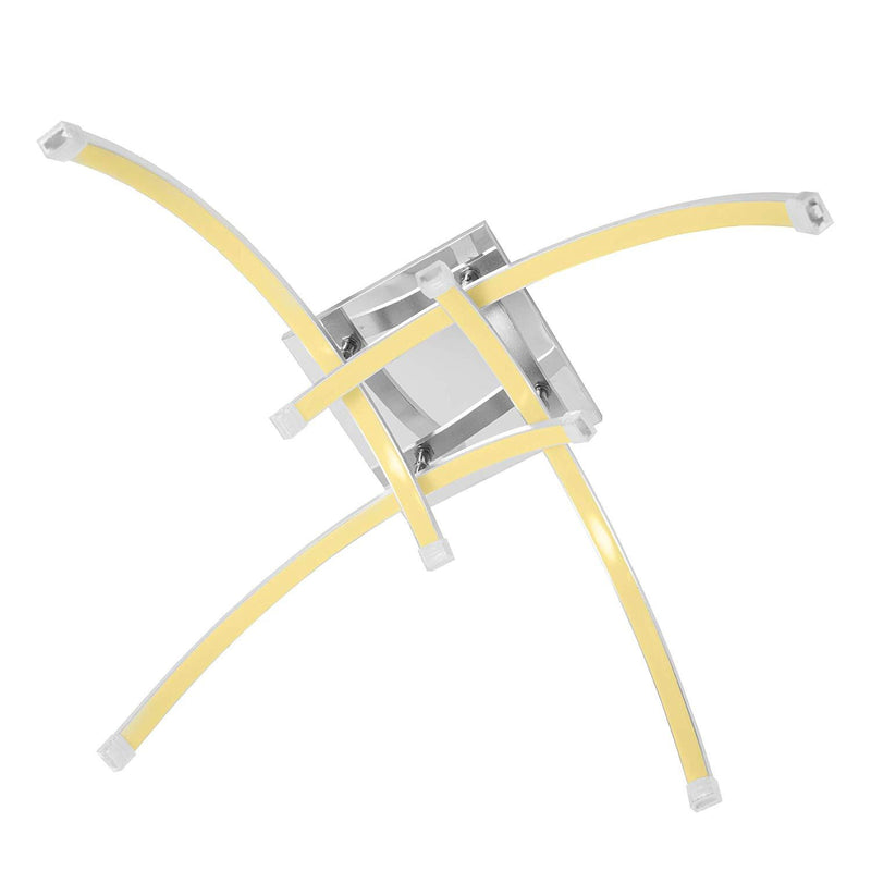 Plafoniera con 4 Bracci a Led 36W Luce Calda Rizzetti