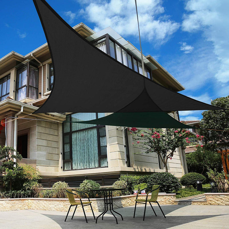 Tenda Vela da Giardino Triangolare 3x3x3 m Rizzetti Grigia