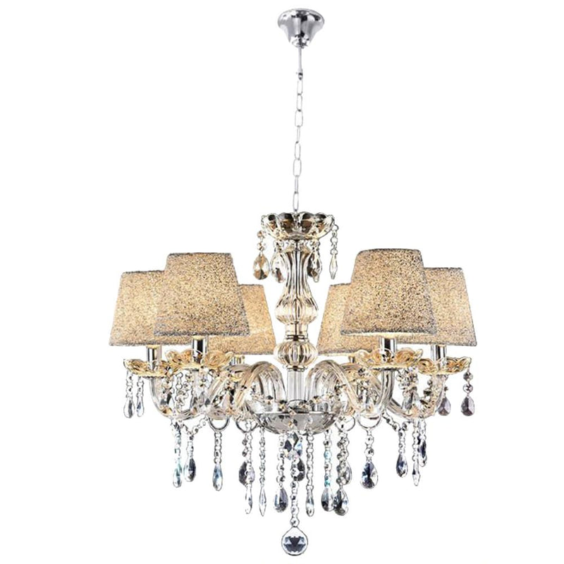 Lampada da Soffitto 300W in Vetro Cristallo Rizzetti GrandHotel