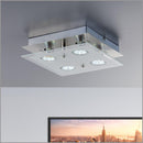 Plafoniera con 4 Faretti Led 12W Luce Calda Rizzetti