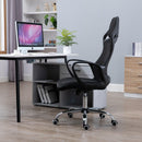 Sedia da Ufficio Presidenziale Ergonomica a Rete  Nera