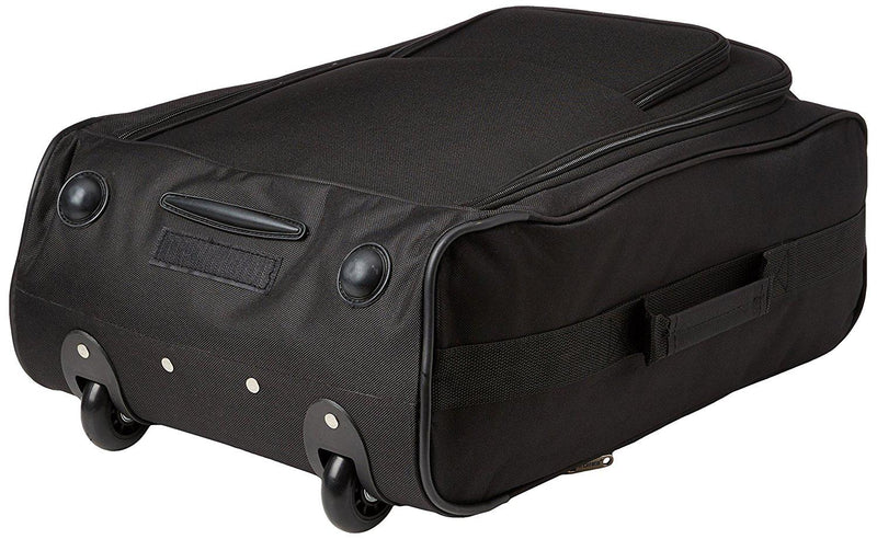 Trolley Valigia Bagaglio a Mano Morbida 2 Ruote Rizzetti Nero