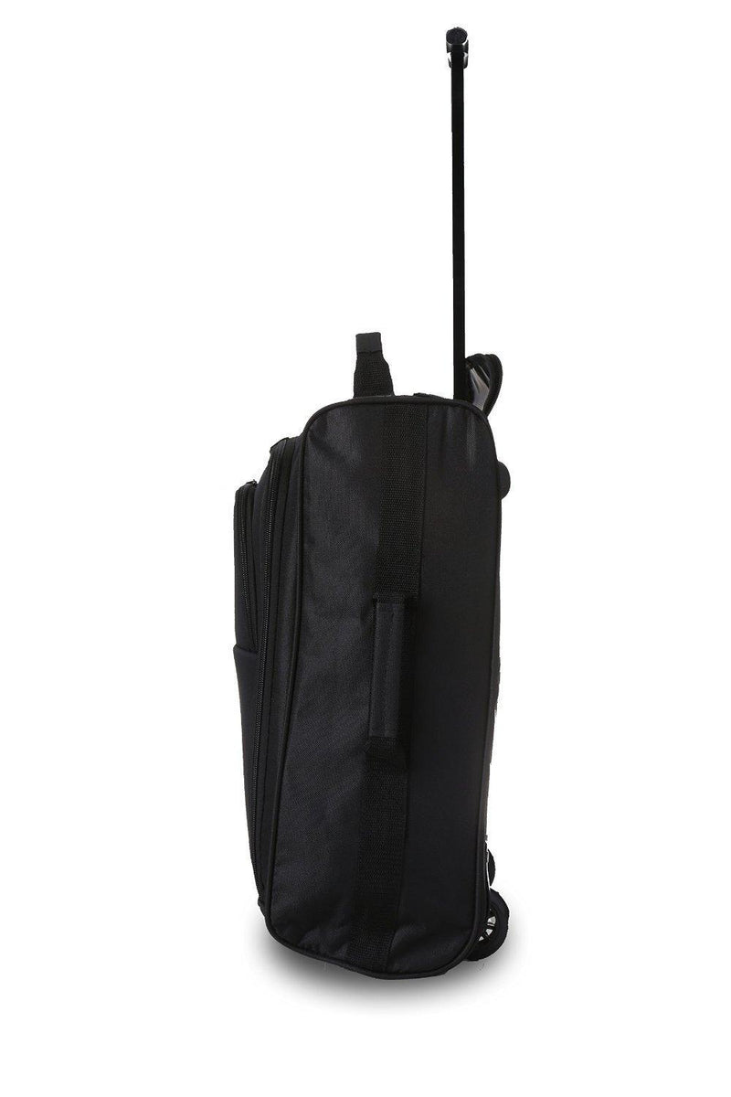 Trolley Valigia Bagaglio a Mano Morbida 2 Ruote Rizzetti Nero