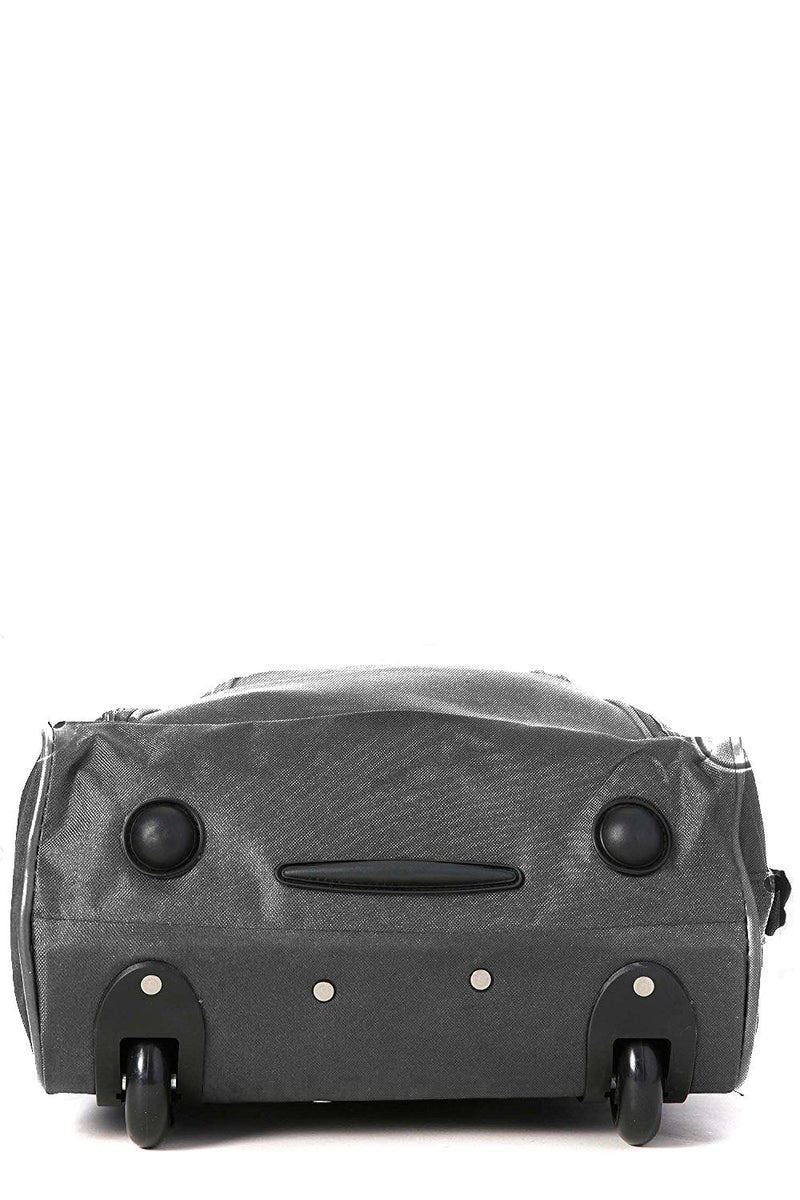 Trolley Valigia Bagaglio a Mano Morbida 2 Ruote Rizzetti Grigio