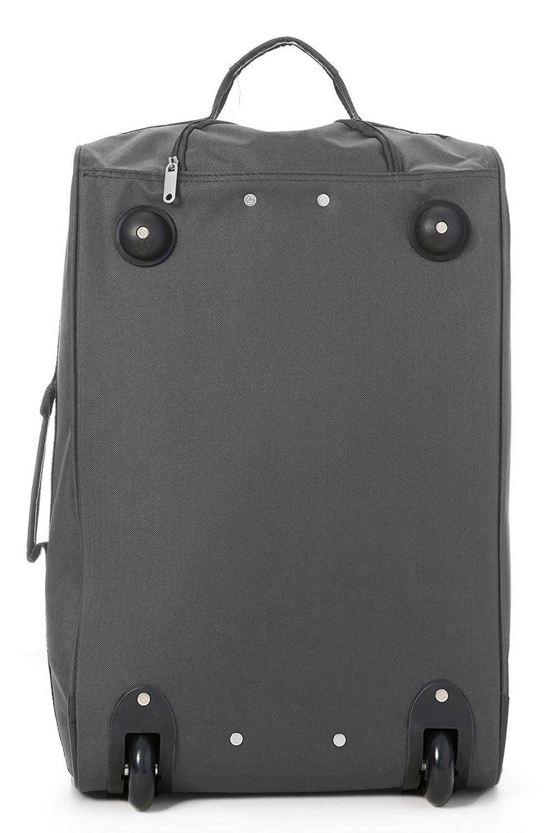 Trolley Valigia Bagaglio a Mano Morbida 2 Ruote Rizzetti Grigio