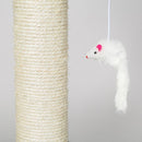 Albero Tiragraffi con Cuccia per Gatti H71 cm Rizzetti Fidel Rosso