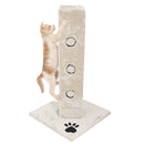 Albero Tiragraffi per Gatti H80 cm Rizzetti Dixie Bianco