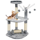 Albero Tiragraffi per Gatti H90 cm Rizzetti Ginger Grigio