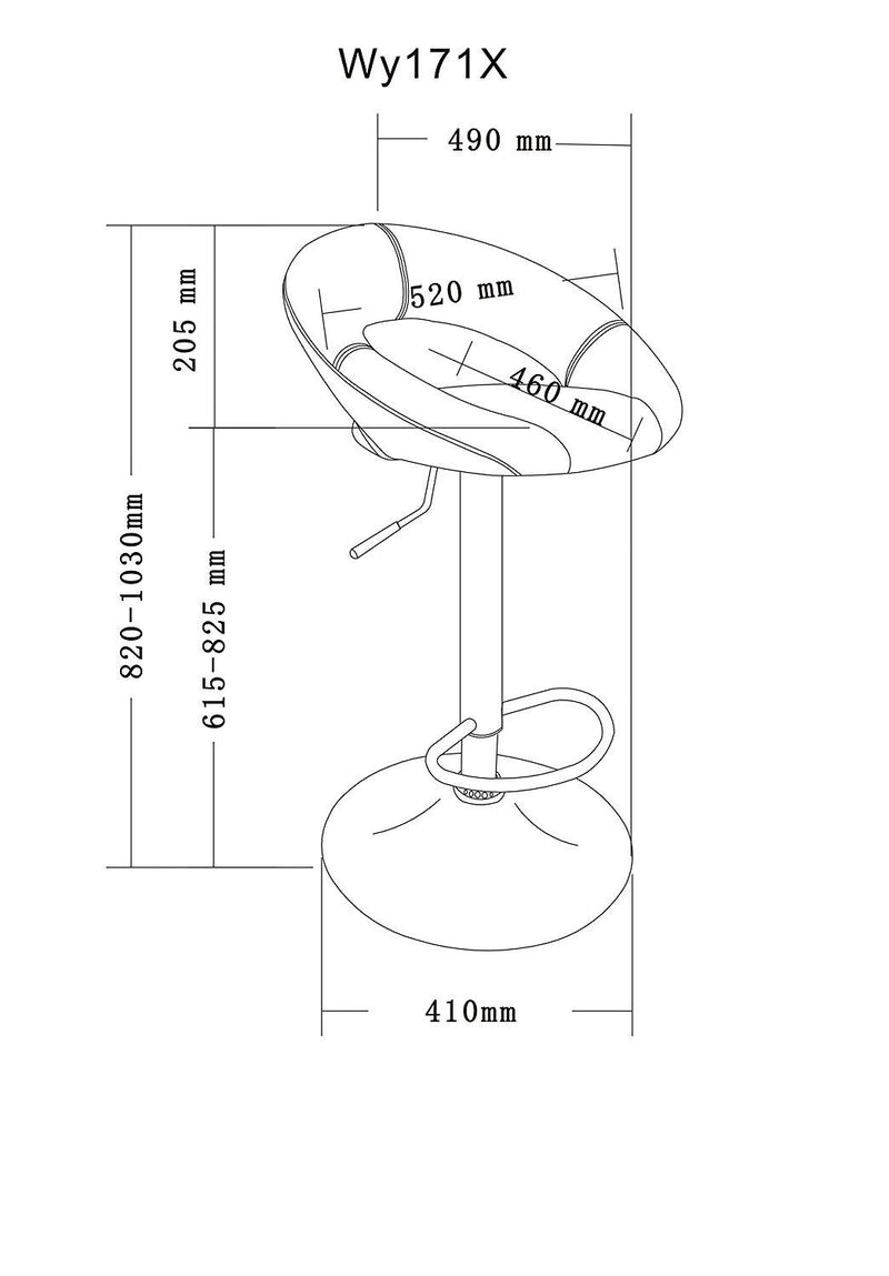 Set 2 Sgabelli Alti in Similpelle Imbottita Rizzetti Chicago Verdi