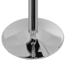 Set 2 Sgabelli Alti in Similpelle Imbottita Rizzetti Chicago Rossi