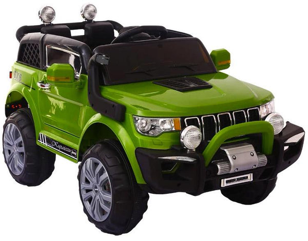 Macchina Elettrica per Bambini 2 Posti 12V Jepsen Fuoristrada 4x4 Verde sconto